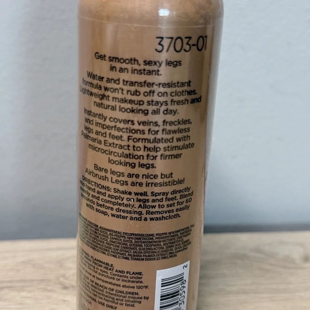 Sally Hansen Airbrush Legs Light Glow Leg Makeup 4.4 oz Water Resistant Spray
